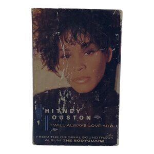 Whitney Houston "I Will Always Love You" VTG Cassette Tape 1992 Tested‎